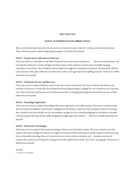 New Core Curriculum Bulletin Description